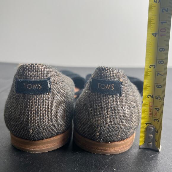 TOMS Jutti D’Orsay Women Pointed Toe Flats Size 9 - Picture 3 of 6